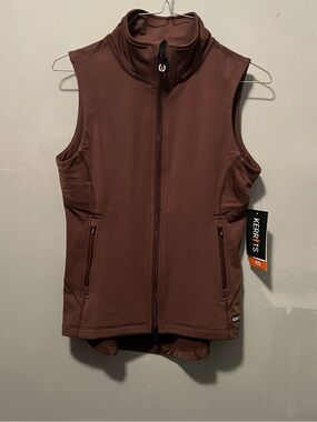 Kerrits Chocolate Brown Zip-Front Riding Vest